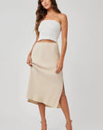 Bella Dahl Amara Side Split Bias Skirt