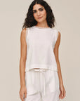 Bella Dahl Sleeveless Crochet Edge Top
