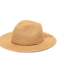 Tobacco Water Repellent Solid Fedora Sunhat