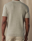 Waffle Stitch Sweater Polo