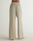Bella Dahl Pleated Wide Leg Full Length Pant