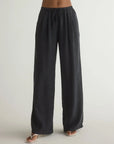 Bella Dahl Pleated Wide Leg Full Length Pant