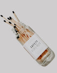 Wooden Colorful Safety Matches - Glass Jar