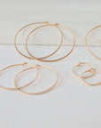 Classic Round Hoop Earrings