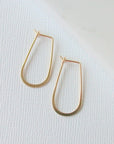 Small Slender Teardrop Earrings