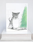 Milk Kitten Holiday Boxed Card Set of 10 Greeting Cards