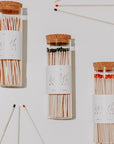 Wooden Hearth Matches - Glass Jar