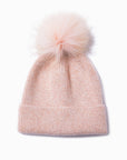 Soft Ribbed Pom Pom Beanie