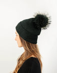 Snap it Off Pom Pom Beanie