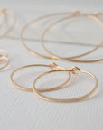 Classic Round Hoop Earrings