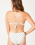 Cardiff Swim Bottom - Cloud Polka Dot