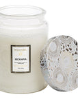Voluspa Large Glass Jar Candle Mokara