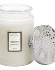 Voluspa Mokara 18oz Large Glass Jar Candle