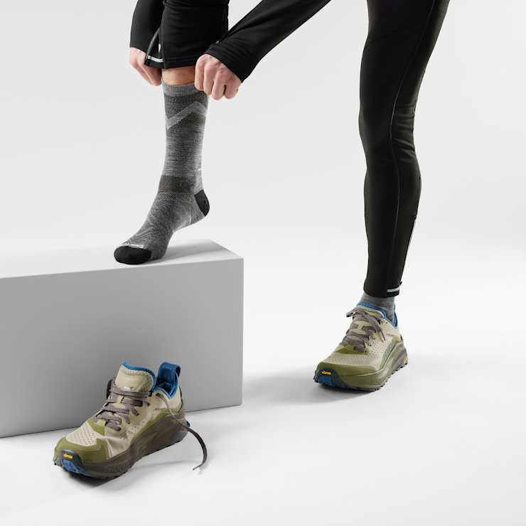Smartwool Run Zero Cushion Mid Crew Sock
