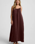Sunkissed Cupro Maxi Dress