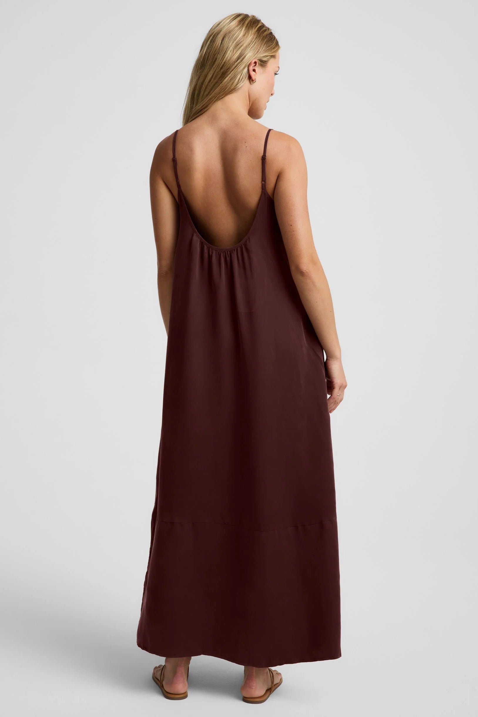 Sunkissed Cupro Maxi Dress
