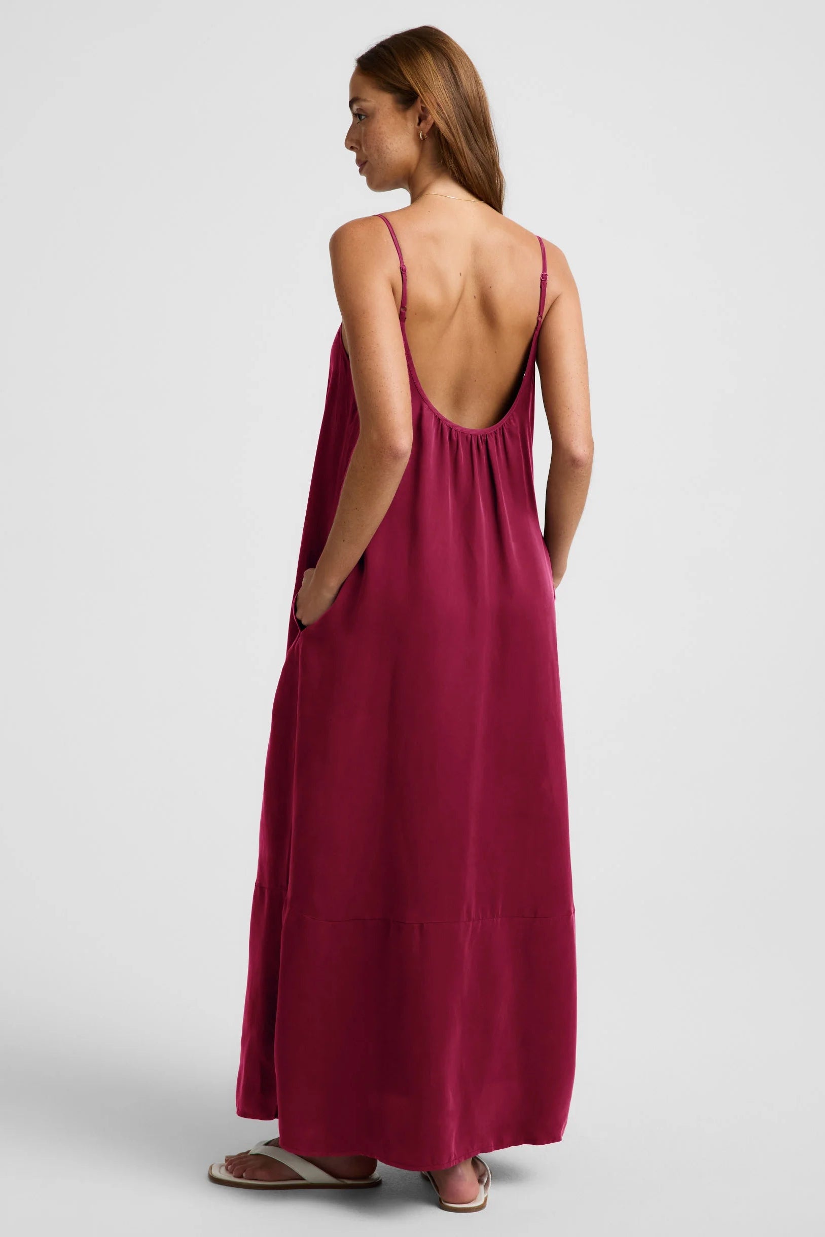 Sunkissed Cupro Maxi Dress