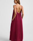 Sunkissed Cupro Maxi Dress