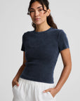 On Repeat Rib Baby Tee