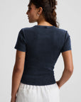 On Repeat Rib Baby Tee