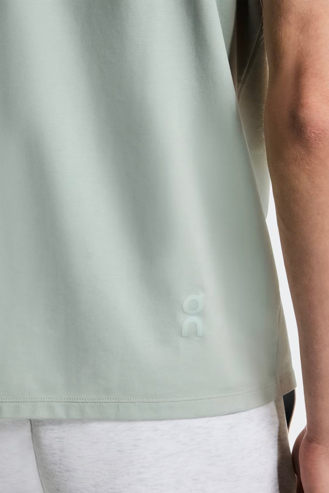 On Focus Men's Cotton Blend Tee - Mineral