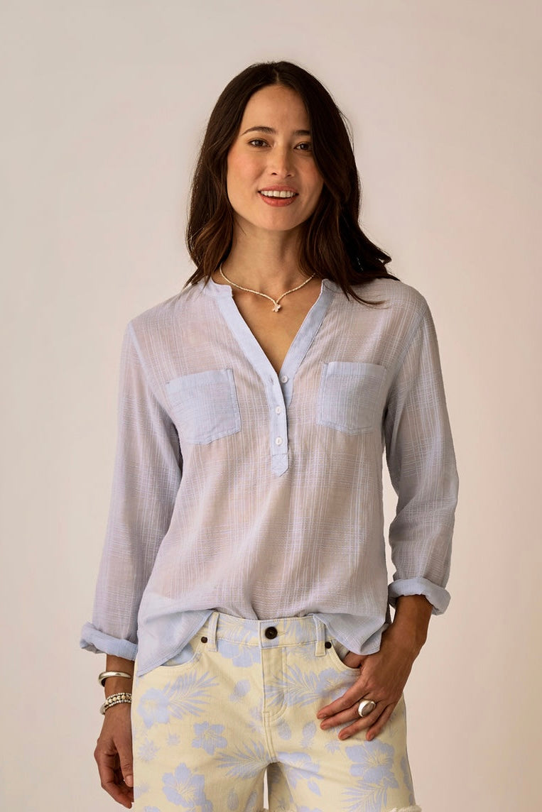 Dylan Textured Shirt: Arctic