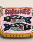 Beaded Sardine Tin Clutch Bag