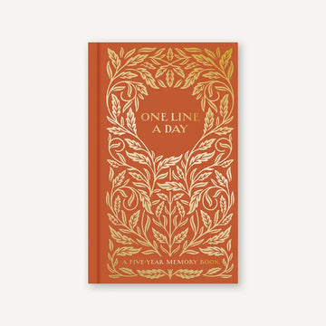 Gilded One Line a Day: A Five-Year Memory Journal
