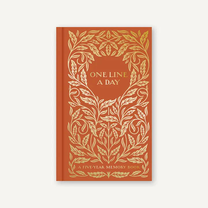 Gilded One Line a Day: A Five-Year Memory Journal
