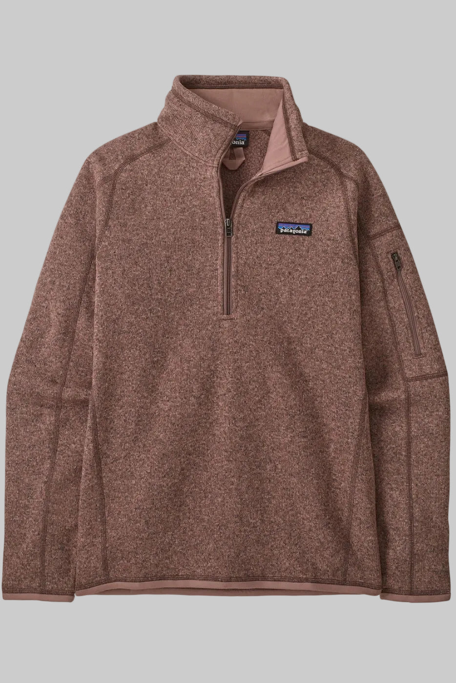 Patagonia W's Better Sweater 1/4 Zip Fleece- Moonrise Taupe