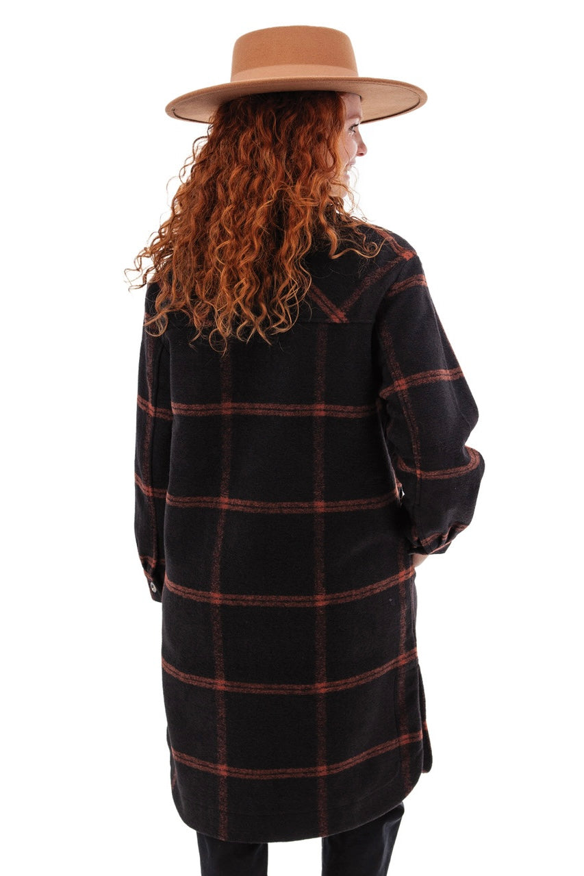 North Wind Plaid Car Coat