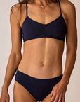 Stinson Bikini Swim Bottom-Navy