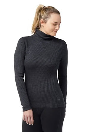 Smartwool W's Thermal Merino Rib Turtleneck Top