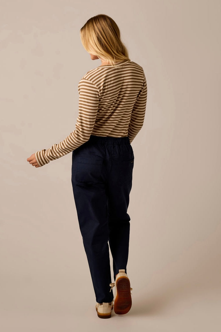 Carve Ever Henley: Walnut Stripe