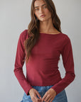 Allez Long Sleeve Boat Neck