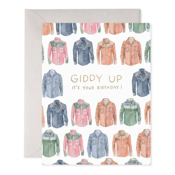 E. Frances Giddy Up Cowboy Birthday Greeting Card