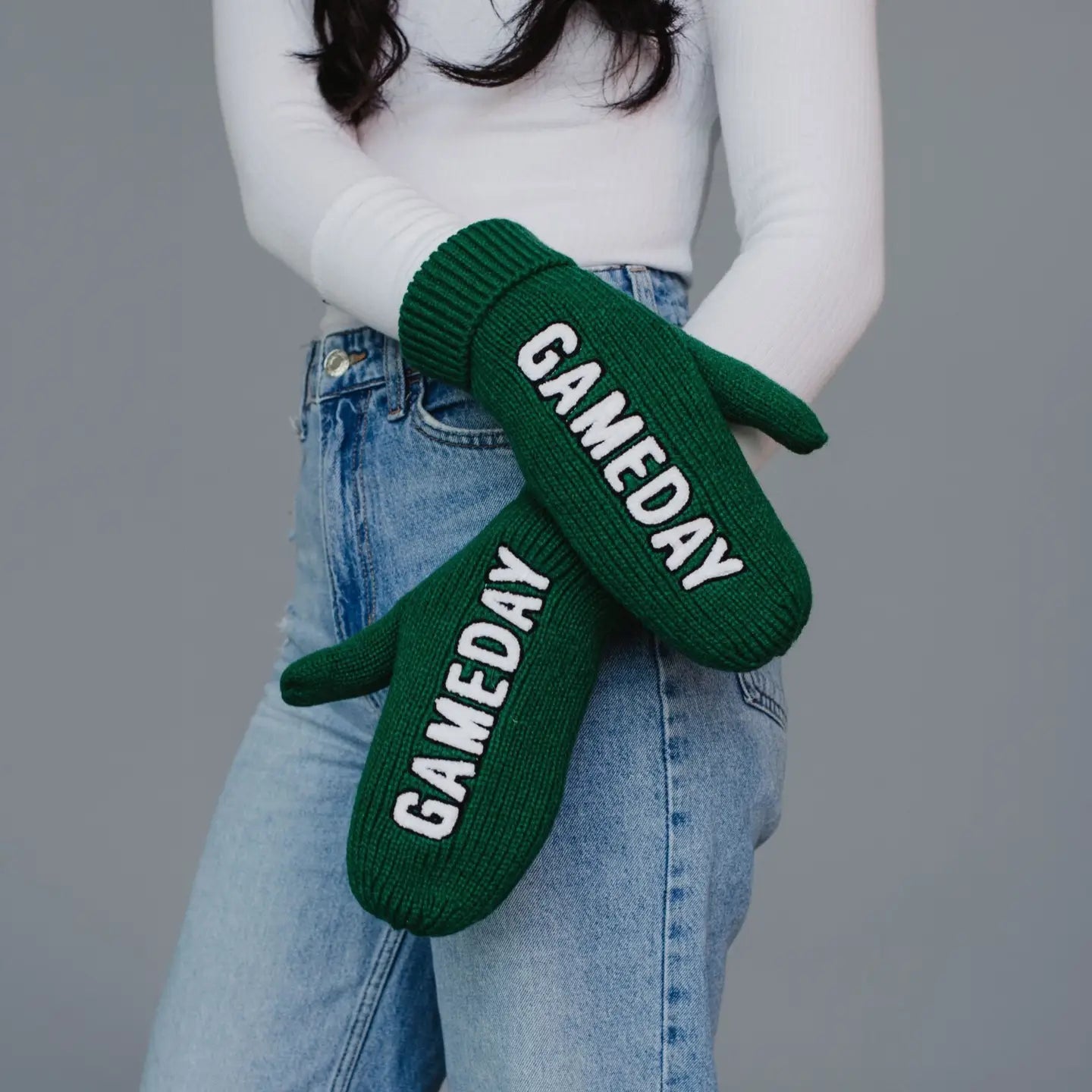 Game Day Mittens-Go Pack Go!