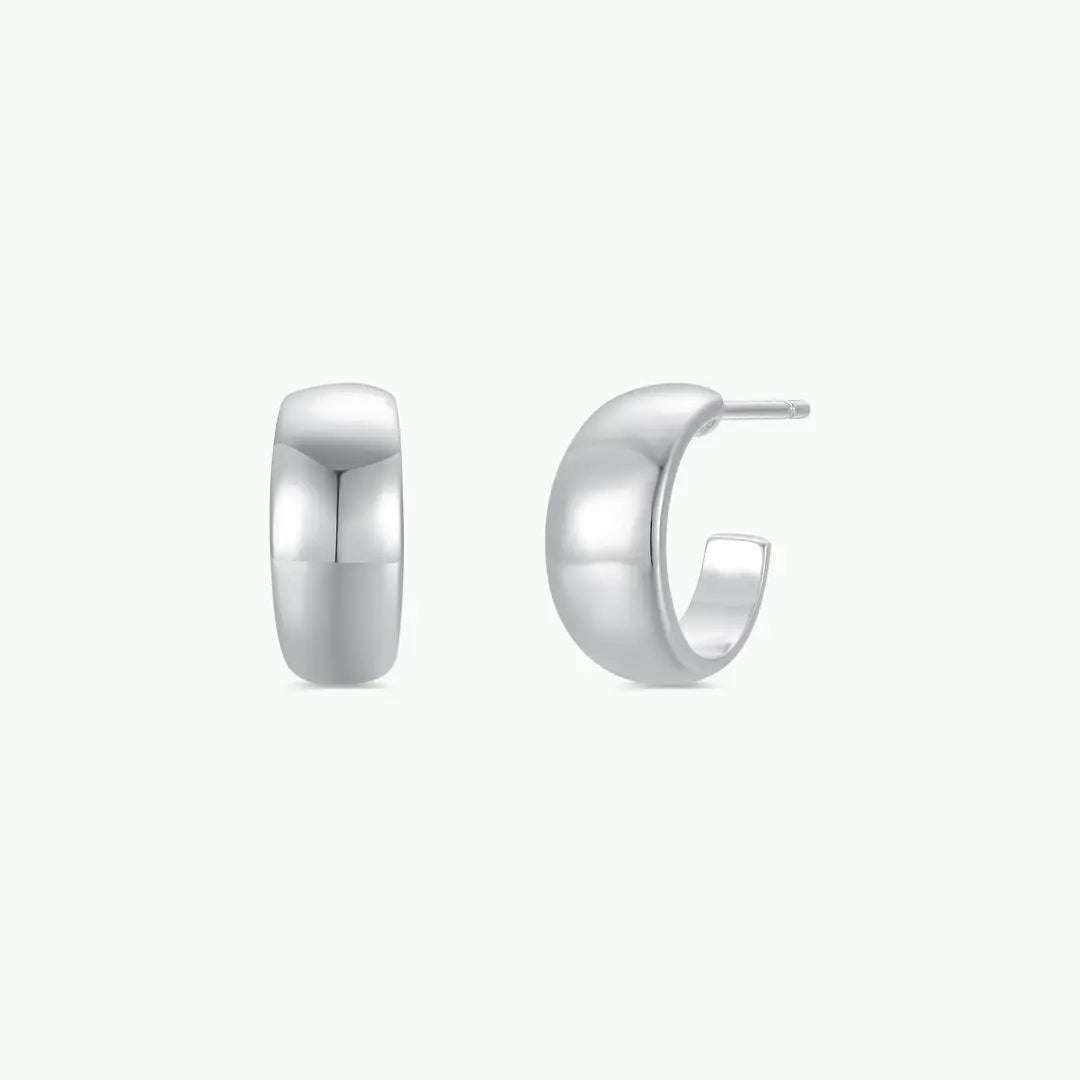 JK Hoop Wide Earrings
