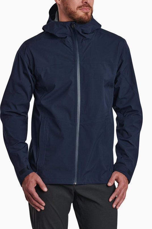 Kuhl M's Stretch Voyagr Waterproof Breathable Jacket: Pirate Blue