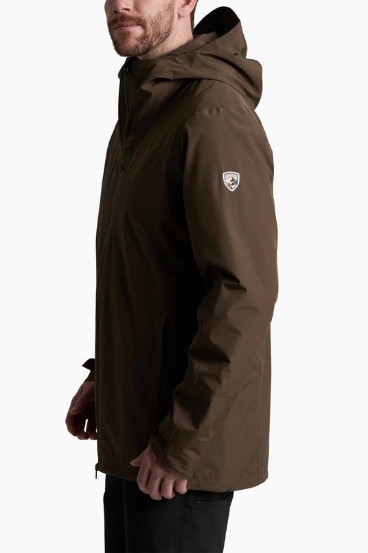 Kuhl M's Stretch Voyagr Insulated Waterproof Breathable Jacket: Turkish Coffee