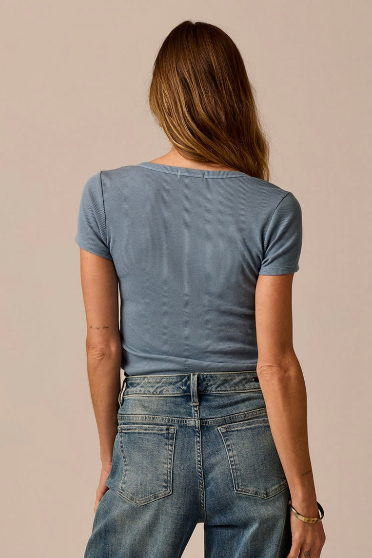 Carve Ever Tee-Blue Mirage