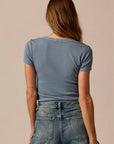 Carve Ever Tee-Blue Mirage