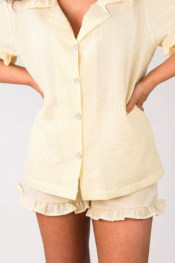 Skylar Ruffle PJ Shorts