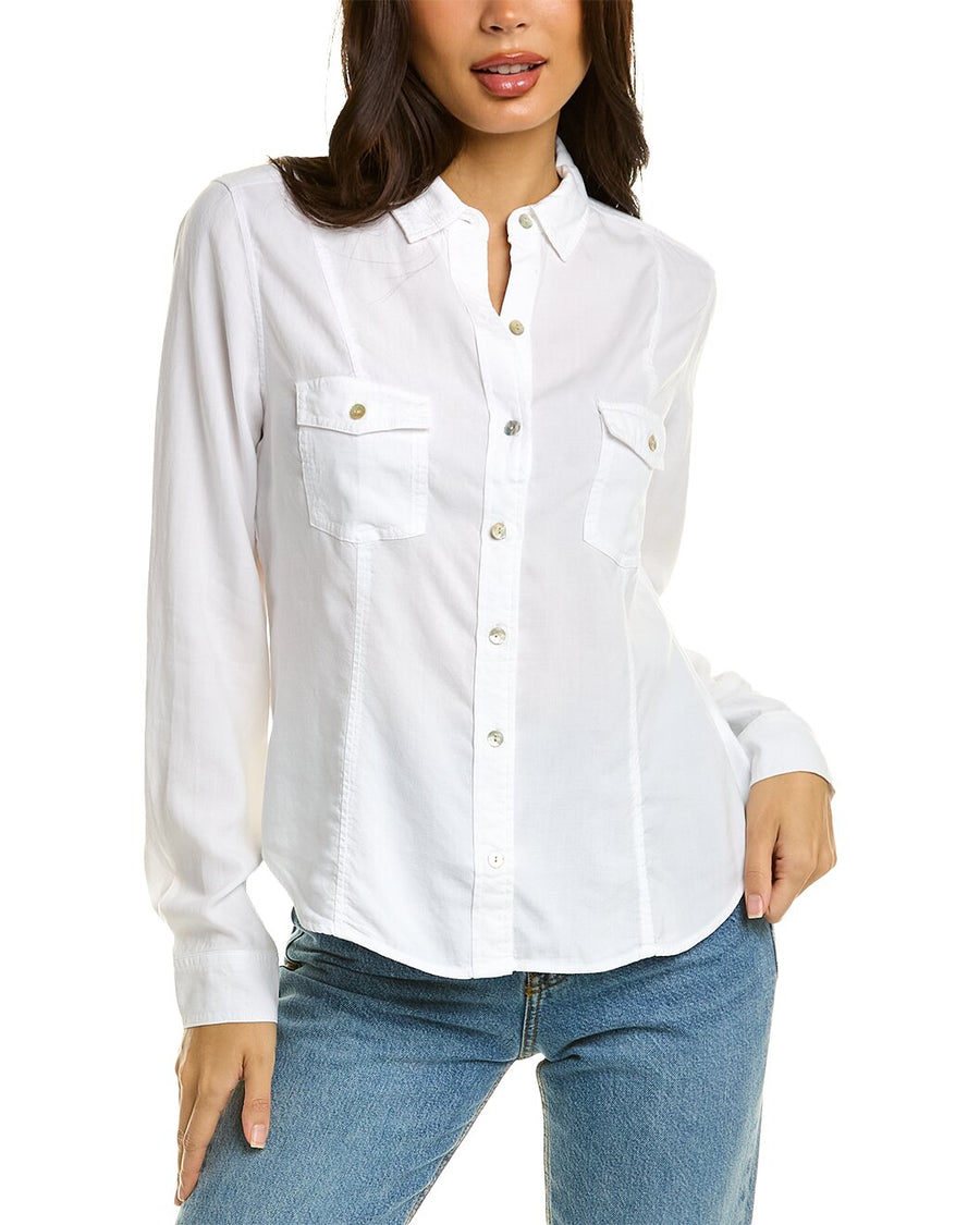 Bella Dahl Long Sleeve Seamed Shirt