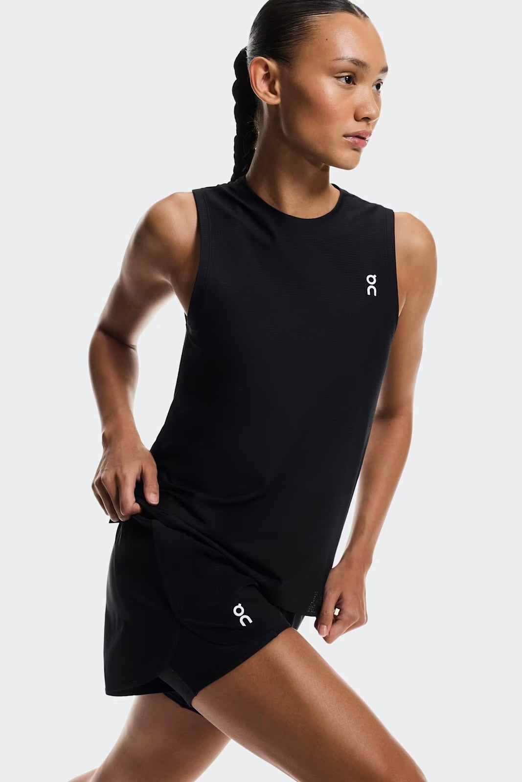 On Women's 3" Court Shorts 2-in-1 -Black