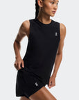 On Women's 3" Court Shorts 2-in-1 -Black
