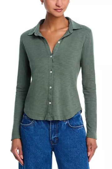 Bella Dahl Button Up Knit Top