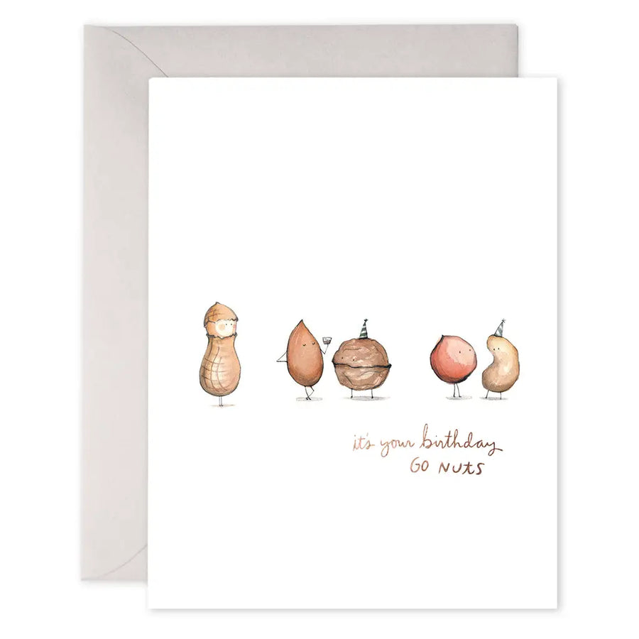 E. Frances Go Nuts Birthday Greeting Card