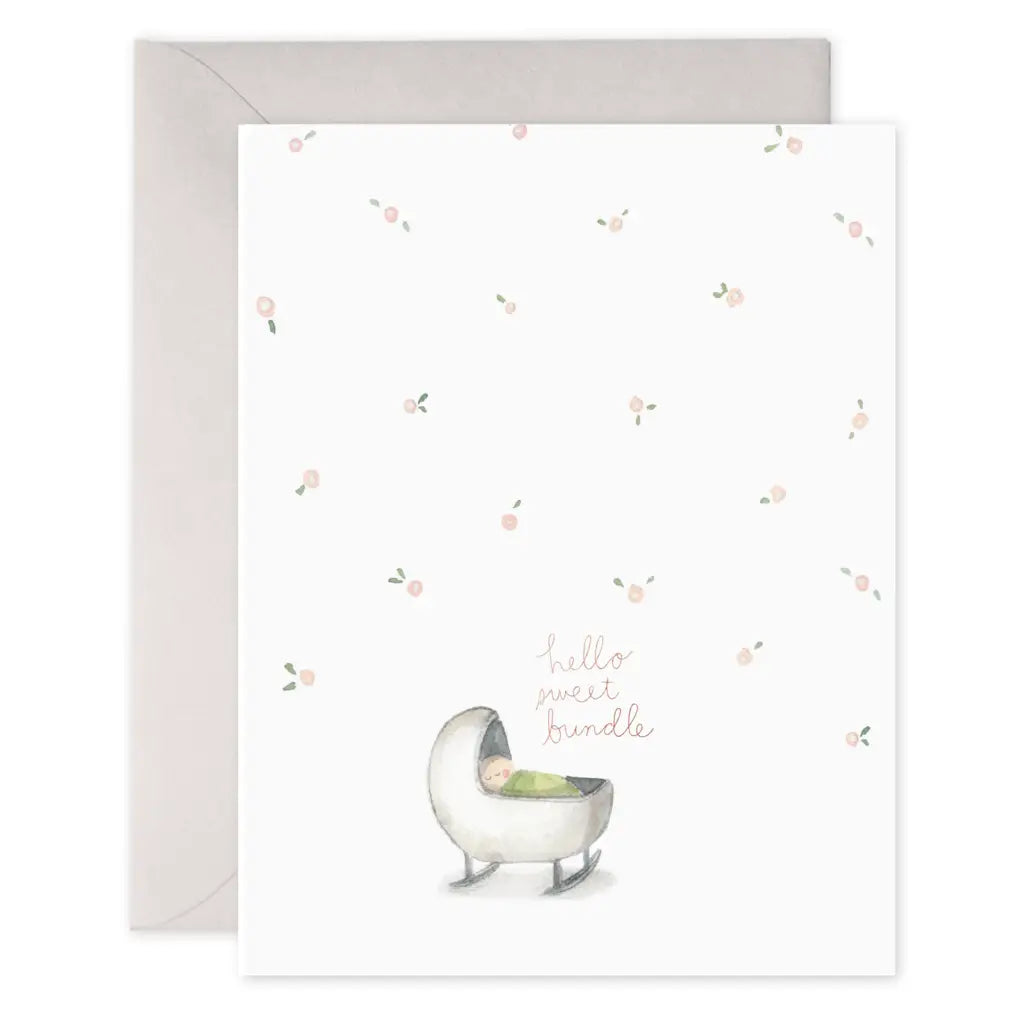 E. Frances Hello Sweet Bundle New Baby Greeting Card