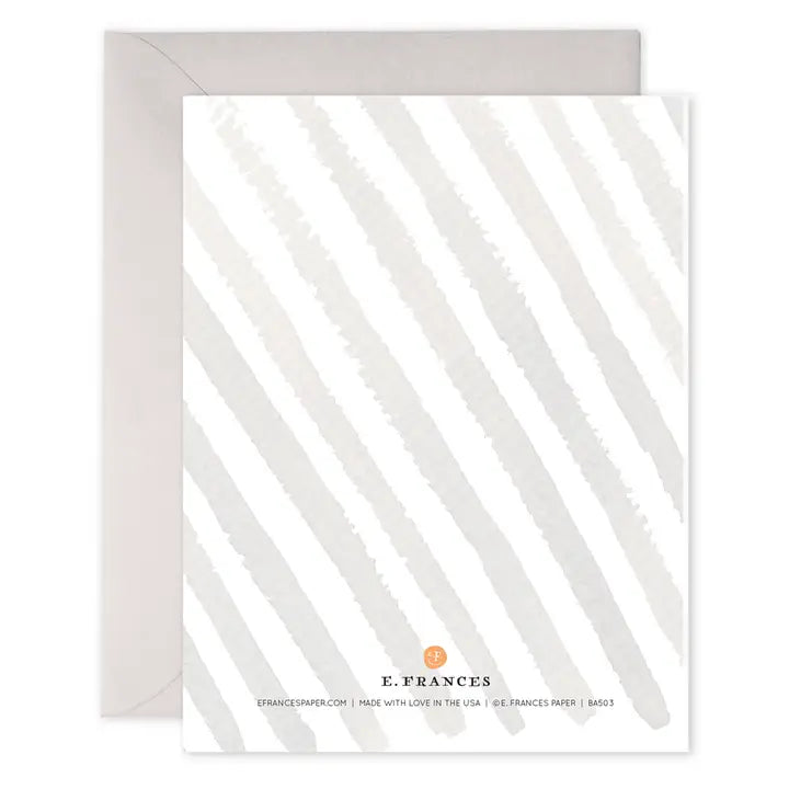 E. Frances Welcome Little One Elephant Greeting Card